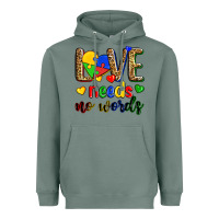 Sage love needs no words Heavyweight Hoodie - Zillion Design Studio