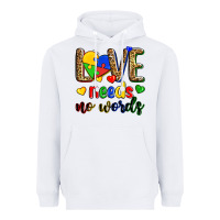White love needs no words Heavyweight Hoodie - Zillion Design Studio