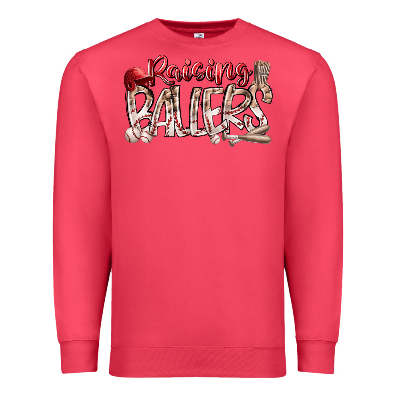 Raising Ballers Premium Sweatshirt by RacoonDesign | Teevron