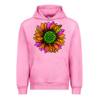 Fuchsia Pink halloween sunflower Urban Hoodie - Jasminsmagicworld