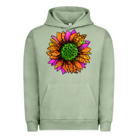 Pigment Oil Green halloween sunflower Urban Hoodie - Jasminsmagicworld