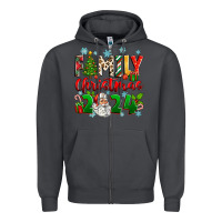 Smoke family christmas 2024 Zipper Hoodie - Zillion Design Studio