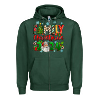 Sports Green family christmas 2024 Zipper Hoodie - Zillion Design Studio