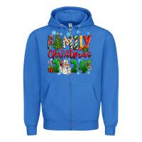 True Royal family christmas 2024 Zipper Hoodie - Zillion Design Studio