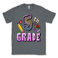 Charcoal Heather Fifth Grade Classic Tee - RanaPortraitStore