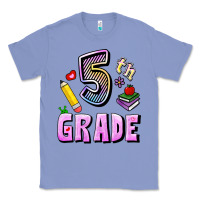 Colony Blue Fifth Grade Classic Tee - RanaPortraitStore