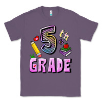 Lavender Fifth Grade Classic Tee - RanaPortraitStore