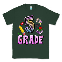 Sports Green Fifth Grade Classic Tee - RanaPortraitStore
