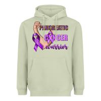 Matcha Pancreatic Cancer Warrior Heavyweight Hoodie - texasbilliewilder
