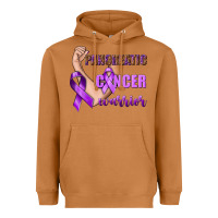 Meerkat Pancreatic Cancer Warrior Heavyweight Hoodie - texasbilliewilder