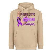 Mushroom Pancreatic Cancer Warrior Heavyweight Hoodie - texasbilliewilder