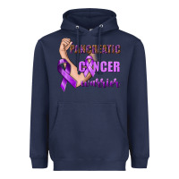 Navy Pancreatic Cancer Warrior Heavyweight Hoodie - texasbilliewilder