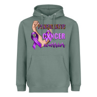 Sage Pancreatic Cancer Warrior Heavyweight Hoodie - texasbilliewilder