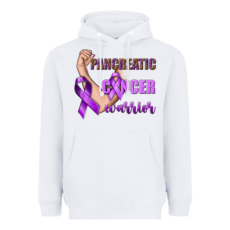 Pancreatic Cancer Warrior Heavyweight Hoodie by texasbilliewilder | Teevron
