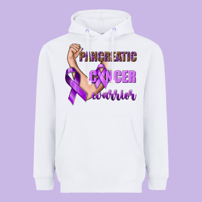 Pancreatic Cancer Warrior Heavyweight Hoodie Designed By Texasbilliewilder
