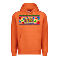 Carrot love autism awareness license plate template Premium Hoodie - BarkalooDesign