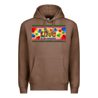 Chestnut love autism awareness license plate template Premium Hoodie - BarkalooDesign