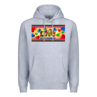 Heather Grey love autism awareness license plate template Premium Hoodie - BarkalooDesign