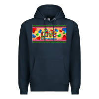 Navy love autism awareness license plate template Premium Hoodie - BarkalooDesign