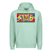 Seafoam love autism awareness license plate template Premium Hoodie - BarkalooDesign