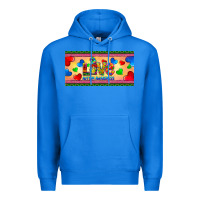 True Royal love autism awareness license plate template Premium Hoodie - BarkalooDesign