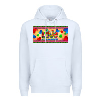 White love autism awareness license plate template Premium Hoodie - BarkalooDesign