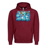 Burgundy cozy season winter Zipper Hoodie - Zillion Design Studio