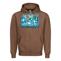 Chestnut cozy season winter Zipper Hoodie - Zillion Design Studio
