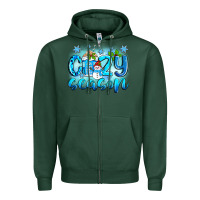 Sports Green cozy season winter Zipper Hoodie - Zillion Design Studio