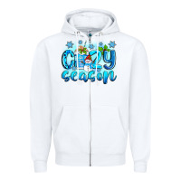 White cozy season winter Zipper Hoodie - Zillion Design Studio