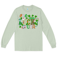Matcha st.patricks one lucky cna  nurse Long Sleeve Tee - BarkalooDesign