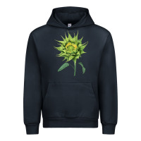 Navy sun fill green green sunflower Urban Hoodie - LillyAllenDesigns