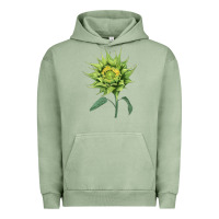 Pigment Oil Green sun fill green green sunflower Urban Hoodie - LillyAllenDesigns