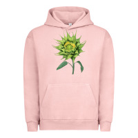 Pigment Salmon sun fill green green sunflower Urban Hoodie - LillyAllenDesigns