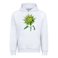 White sun fill green green sunflower Urban Hoodie - LillyAllenDesigns