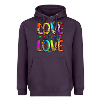 Plum love is love Heavyweight Hoodie - Zillion Design Studio