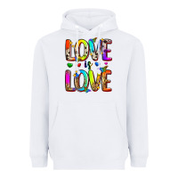 White love is love Heavyweight Hoodie - Zillion Design Studio
