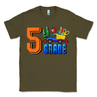 Army Green Fifth Grade Classic Tee - RanaPortraitStore