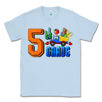 Dusty Blue Fifth Grade Classic Tee - RanaPortraitStore
