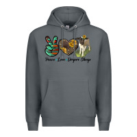 Rock Peace Love Dorper Sheep Premium Hoodie - LillyAllenDesigns