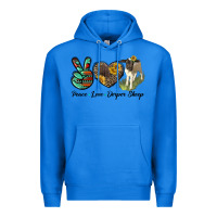 True Royal Peace Love Dorper Sheep Premium Hoodie - LillyAllenDesigns