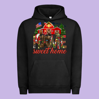 Army Christmas Home Sweet Home Urban Hoodie Designed By Nancycooperartshop