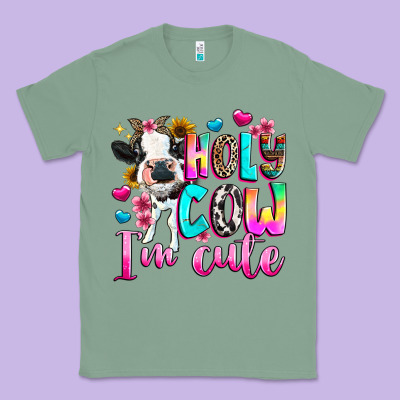 Classic Tee holy cow  m cute