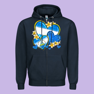 Zipper Hoodie nicaragua hearts