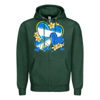 Sports Green nicaragua hearts Zipper Hoodie - texasbilliewilder