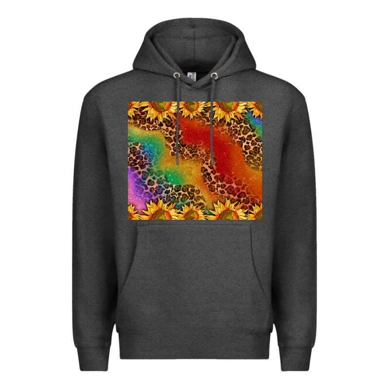 Pride Sunflower  Rainbow Leopard Premium Hoodie by AdoDesignShop | Teevron
