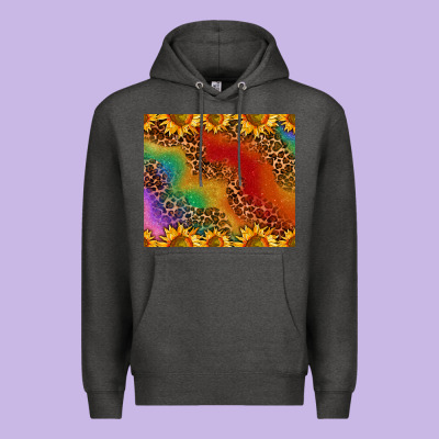 Pride Sunflower  Rainbow Leopard Premium Hoodie Designed By Adodesignshop