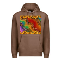 Chestnut pride sunflower  rainbow leopard Premium Hoodie - AdoDesignShop