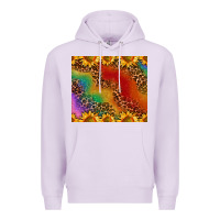 Lilac pride sunflower  rainbow leopard Premium Hoodie - AdoDesignShop