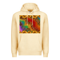 Pina Colada pride sunflower  rainbow leopard Premium Hoodie - AdoDesignShop